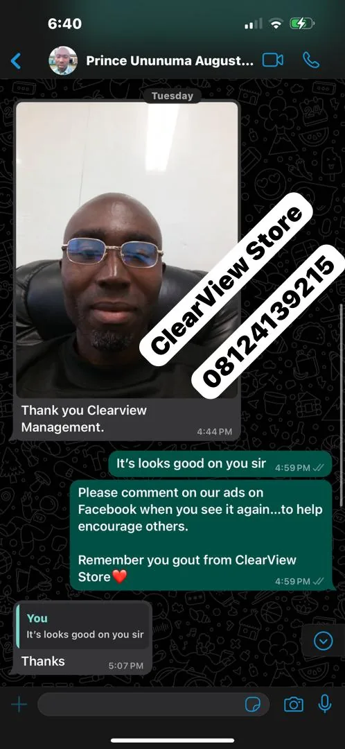 WhatsApp conversation screenshot from a customer